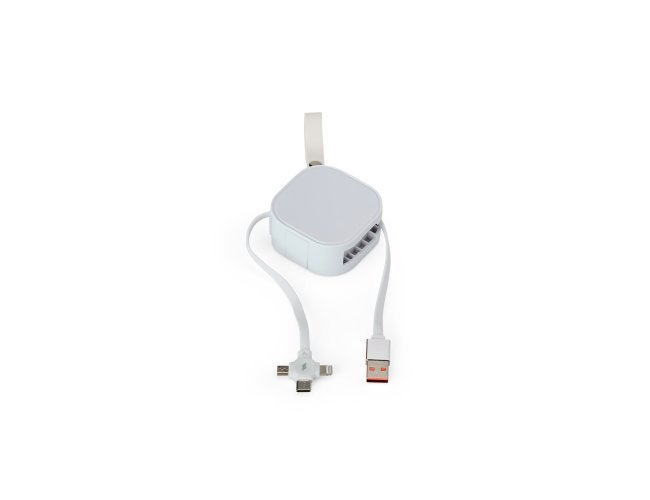 Cabo USB retrtil 4 em 1