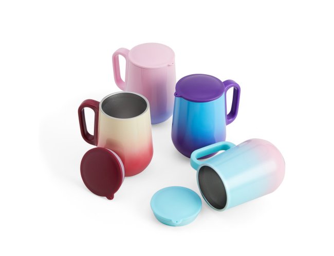 Caneca Bicolor Parede Dupla 250ml