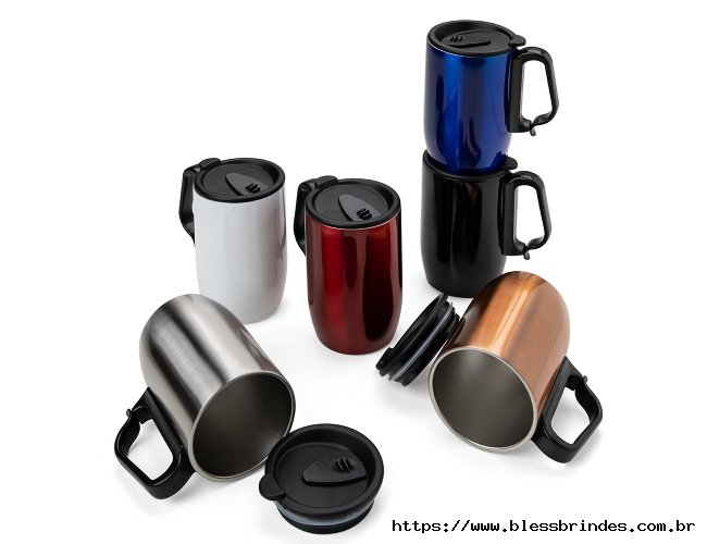 Caneca Inox Parede Dupla 350 ml