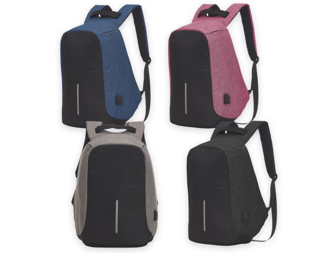 Mochila Anti-Furto USB