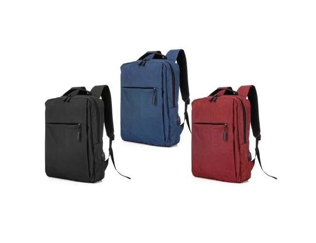 Mochila de Nylon Notebook com USB