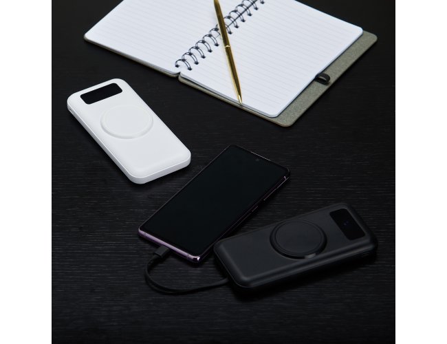Power Bank 10.000mAh Carregamento via Induo ou via Cabo